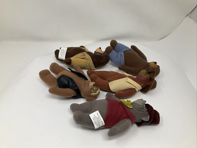 Disney McDonald's Country Bears Jamboree Plush Toy Dolls - Set of