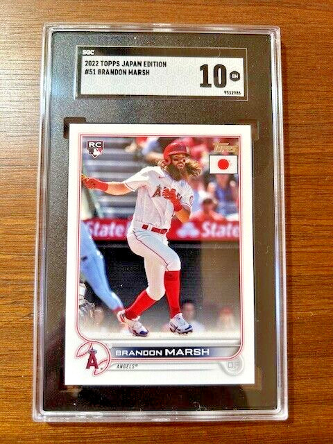 2022 Topps Brandon Marsh Rookie Japan Edition #51 SGC 10 GM!