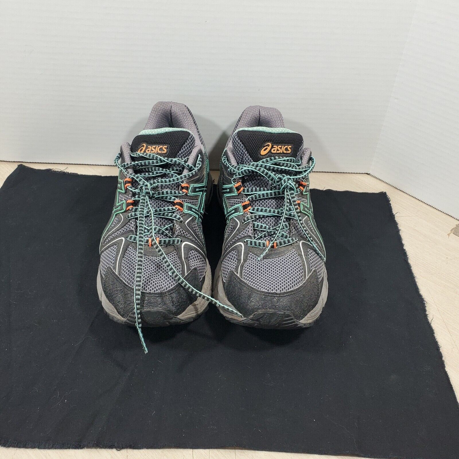Asics Mens Gel Kahana 8 T6L5N Turquoise Gray Running Shoes Sneakers Size 11  | eBay