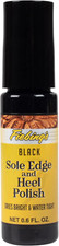 Black Shoe Polish for Leather  Rubber Soles - Sole Edge  Heel Polish 0.6 Oz 