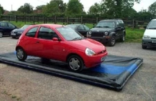 Inflatable Car Wash Mat Environment-protection Water Containment Garage Floor