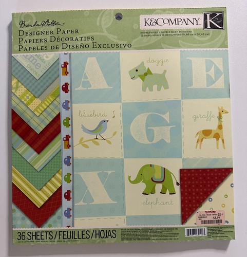 K & Company 12x12 Scrapbook Kit-Variations-Sea Glass, Baby Boy, Poppy Seed, More - Picture 51 of 84