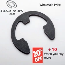 E Clip / Circlip / Snap Ring 7/16" (Pack of 1250 pcs) Phosphate Finish