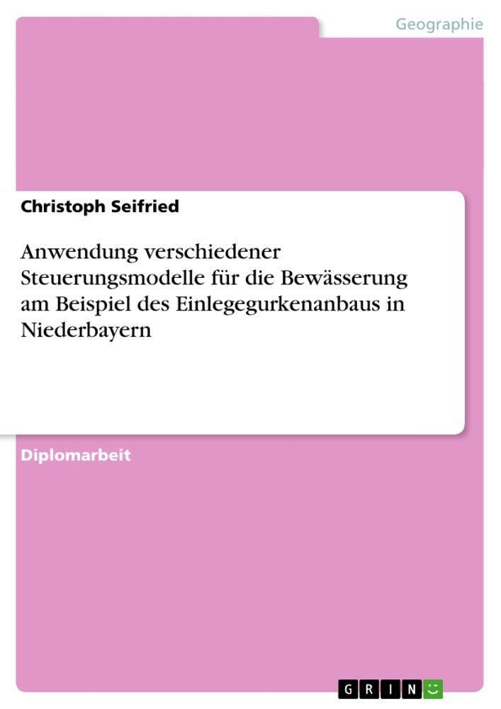 Thumbnail - Christoph Seifried | Anwendung Verschiedener Steuerungsmodelle Für