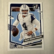 2023 Donruss Full Name Variation Rayne Dakota Prescott/ Dak Prescott Dallas