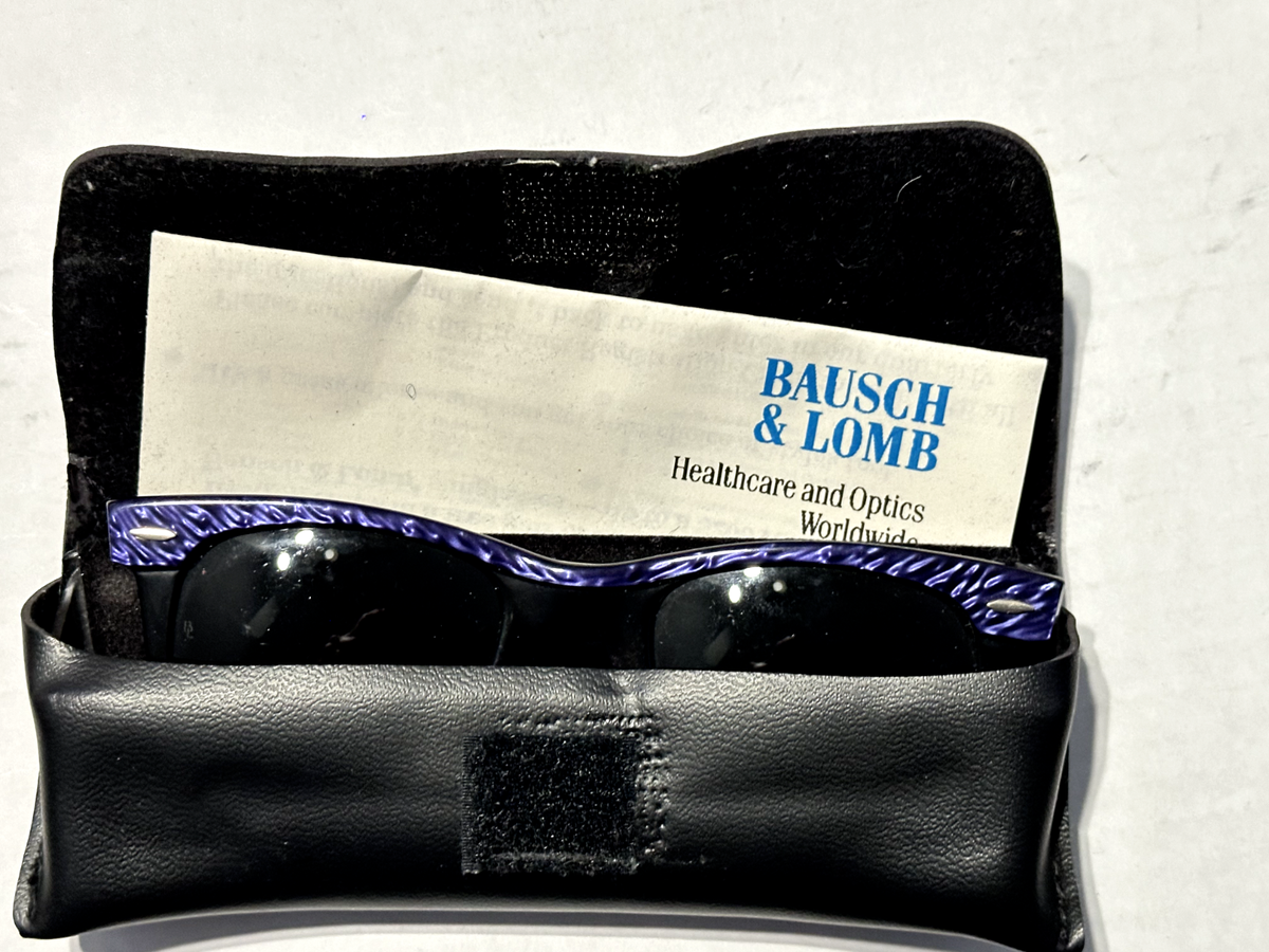 Vtg Ray-Ban Bausch & Lomb Wayfarer‎ Street Neat Purple Iridescent Sunglasses 80s Ray-Ban Purple Vintage Sunglasses for sale | eBay main image 3