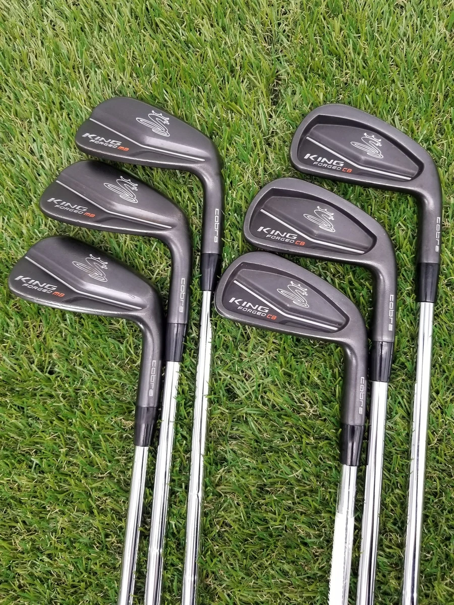 2019 COBRA KING FORGED MB CB IRON SET 5-PW XSTIFF TT DYN.GOLD TI X100 GOOD