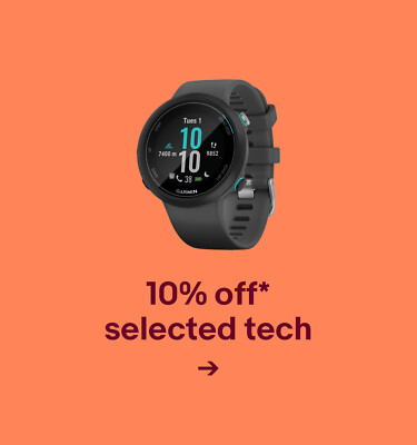 10% off* selected tech