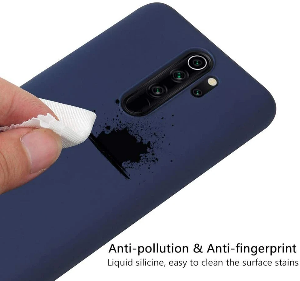 Cover per Xiaomi Redmi Note 8 Pro Silicone Custodia Protezione + Pellicola Vetro - Immagine 3 di 4