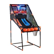 Basketball Arcade Game Electronic Double Shot Machine Indoor Gift Ideas for Kids