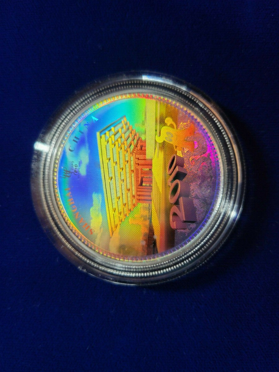 【限定品】2010年　上海国際万博　EXPO シルバーコイン 1オンス 純銀メダル 2010年上海万博 海宝 記念品｜Yahoo!フリマ