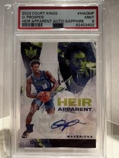 2023 PANINI COURT KINGS OLIVER-MAXENCE PROSPER HEIR APPARENT AUTO-SAPPHIRE 10/25