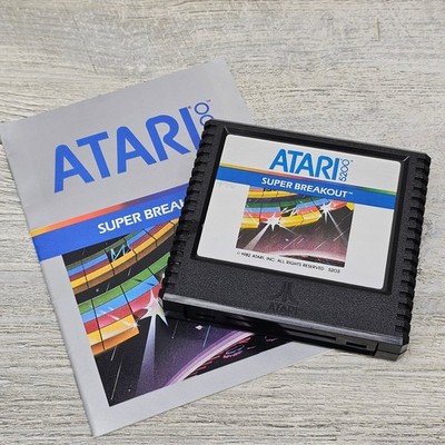 Super Breakout Atari 5200 Video Game Arcade Classic Paddle Action Manual Tested