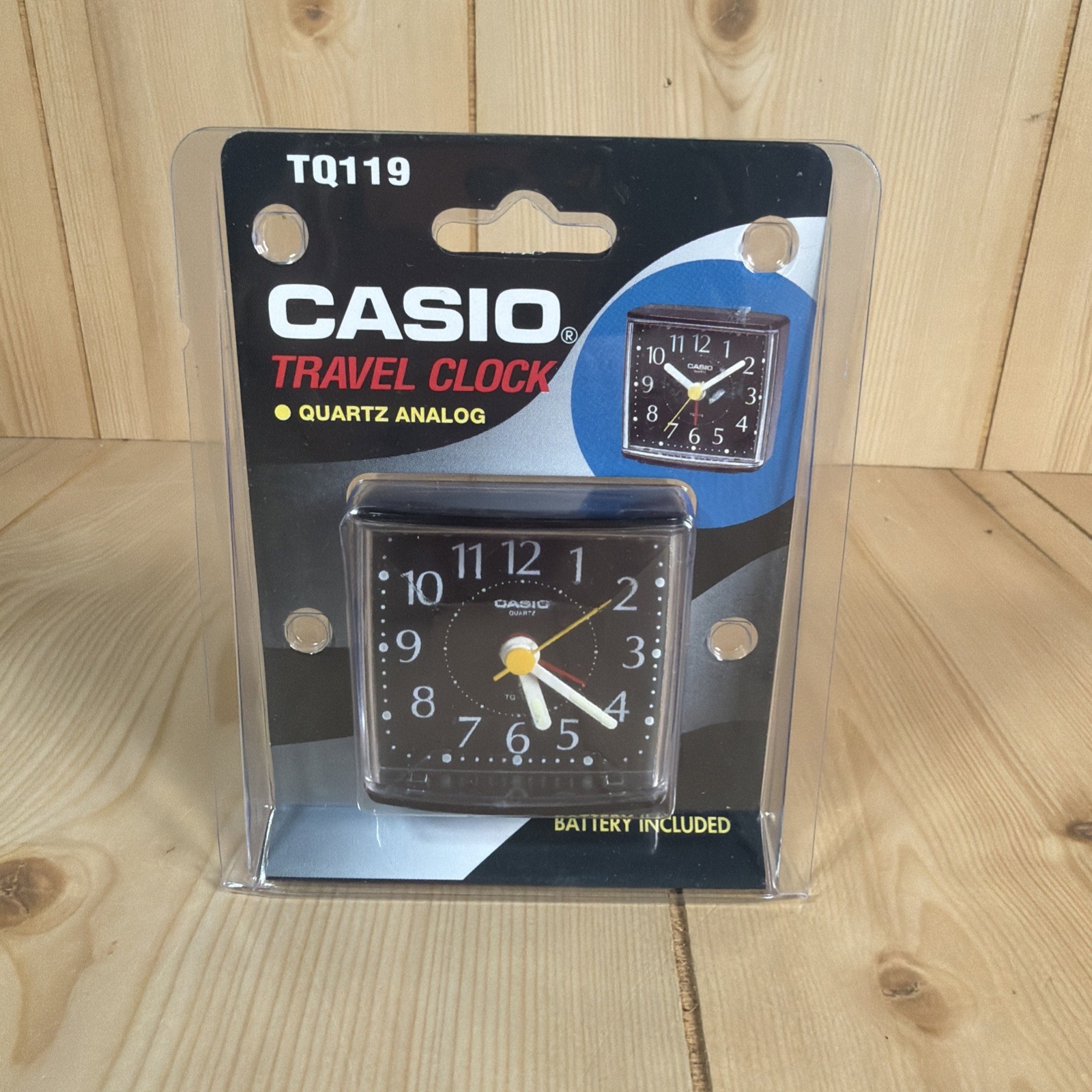 Vintage Casio Travel Alarm Clock Battery Operated TQ 119 New In Package photo Vintage Casio Travel Alarm Clock Battery Operated TQ 119 New In Package featured image