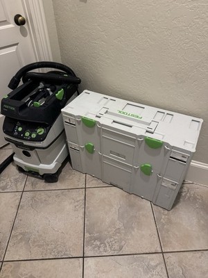 Festool LHS 2 225 EQI , CT36 EL AC Hepa dust extractor with support harness.
