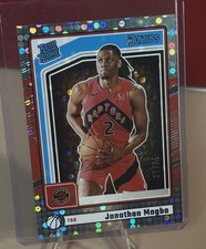 2024 Donruss #209 Jonathan Mogbo Blue Disco /75 Raptors