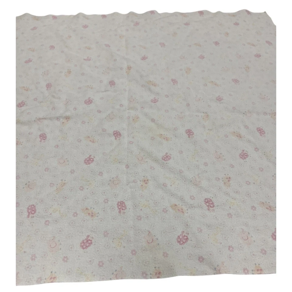 Manta de recepción Child of Mine Carter's Baby jirafa cerdo flor rosa amarillo Foto 3 de 4