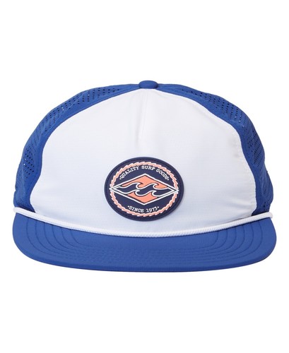 Billabong Men's Crest Trucker Hat Ryl-royal Blue/White