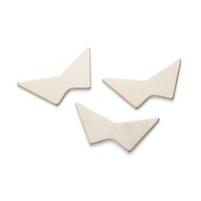 WOODRIVER Aluminum Butterfly Inlays - Small 3 Pack