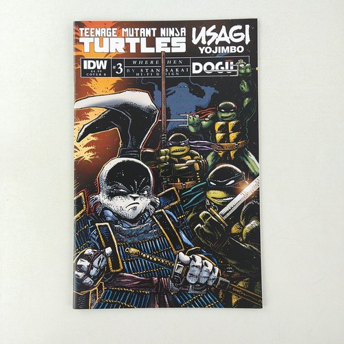 Teenage Mutant Ninja Turtles / Usagi Yojimbo: WhereWhen #3 Eastman Variant NM- - Picture 1 of 4