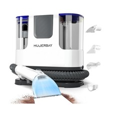 Upholstery Carpet Cleaner, MUJERBAY  12Kpa Portable Spot and Stain Cleaner,