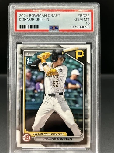 2024 Bowman Draft Konnor Griffin #BD-22 (RC) PSA 10 !!