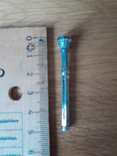 Antik Zahnstocher Silber mit Heliotrop oder Jaspis 73mm, 3g