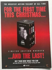 DIE HARD: 1996 full page UK magazine ad BRUCE WILLIS ALAN RICKMAN RENNY HARLIN