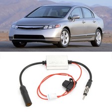 Universal Car FM Radio Antenna Signal Reception Amplifier Boosters For Vehi