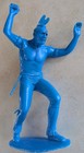 2 Vintage 1960s Louis Marx & Co Indian And Ape Man 6" figures Plastic Toys — photo 6