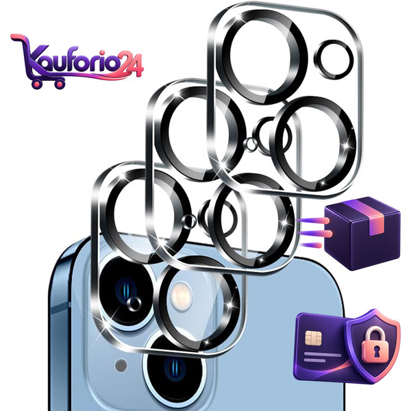 Kamera-Schutzglas 3D 9H HäRte Kratzfest HD FüR Iphone 14 14 Plus 3 StüCk-image