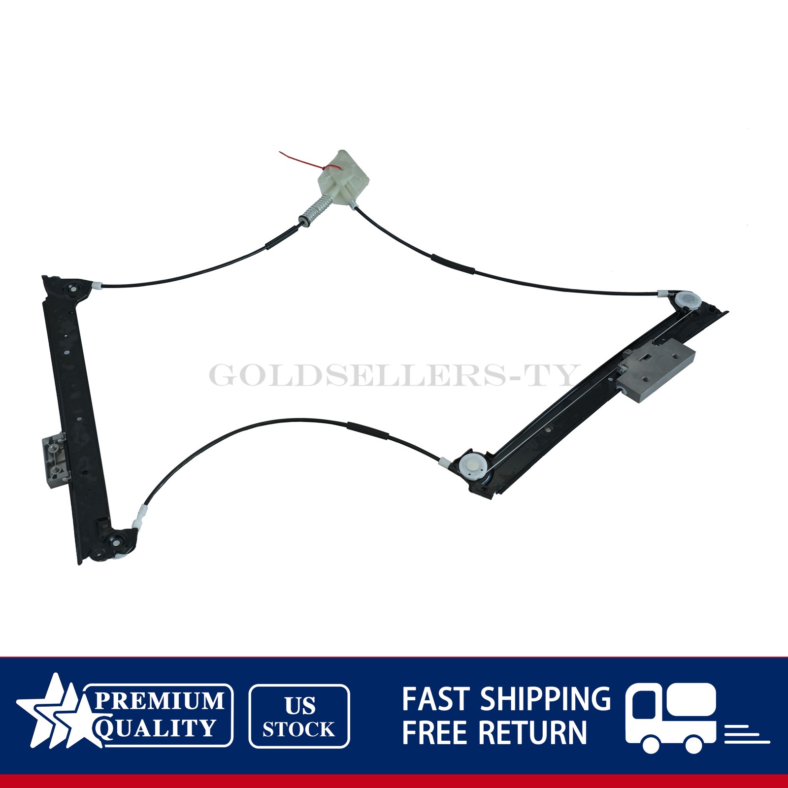 For 04-18 Bentley Continental GT Coupe Front Left Window Regulator 3W0837401J US