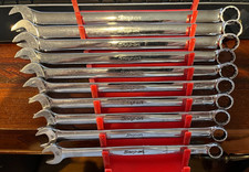 Vintage Snap-on 10 Pc 12-point Metric Long Combination Wrench Set 10mm19mm Vintage Snap-on 10 Pc 12-point Metric Long Combination Wrench Set 10mm19mm