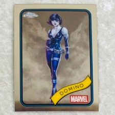 Domino Marvel Topps Chrome 2025 Chromium Card #154