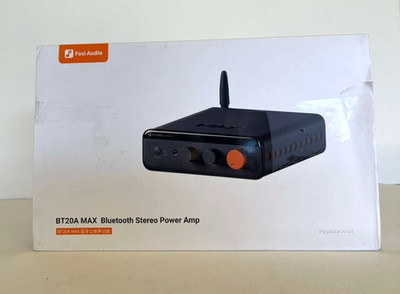 Fosi Audio BT20A MAX Bluetooth Amplifier Stereo Amp aptX HD 48V PSU Open Box