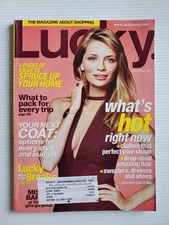 2003 LUCKY magazine MISCHA BARTON Gloria Estefan Beyonce Ashanti Jewel B.B. King