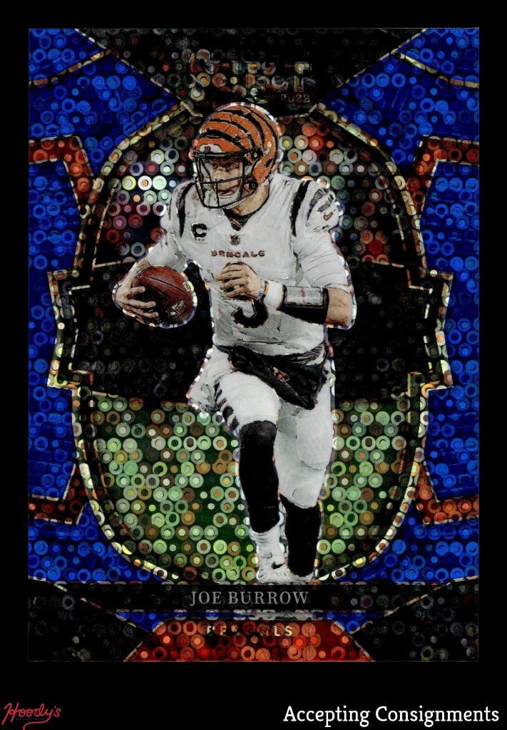 2022 Select Prizm Blue Disco #70 Joe Burrow 11/25 BENGALS