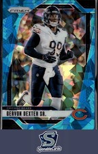 2024 Panini Prizm #54 Gervon Dexter Sr. Blue Ice #/99