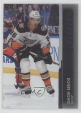 2021-22 Upper Deck Series 1 Young Guns Clear Cut Simon Benoit #228 03uh