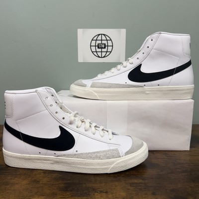 New Nike Blazer Mid  77 Vntg White/Black Size 10.5 US (BQ6806 100) No Box