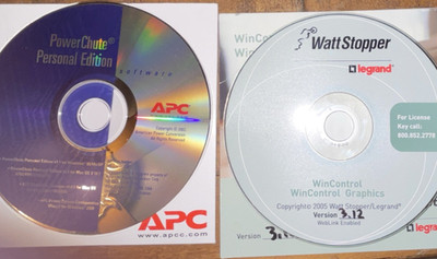 APC PowerChute Personal Edition, Legrand WinControl Graphics Utility Suites CD
