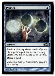 Ponder - Magic 2012 Core Set (M12) #73 Common