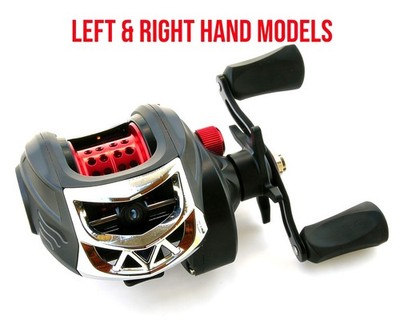 Graywolf Shallow SL   BFS Reels - SILVER/RED - SHALLOW SPOOL - LHW/RHW