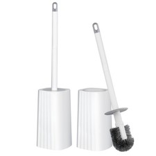 Toilet Brush  Holder Set, 2 Pack Toilet Brushes for Bathroom with Holder, Li...
