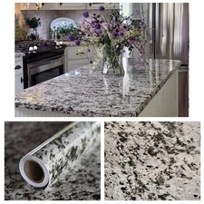 Premium 36” x 240” Kitchen Countertop Update Vinyl Laminate Cover Waterproof ...