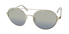 NEW ESCADA SES888 SUNGLASSES OVAL FULL-RIM WOMENS 300G GOLD 56-19-135 METAL 