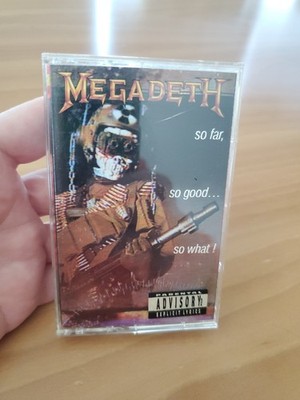 Megadeth -So Far So Good So What Cassette Tape 1988 Capital Records