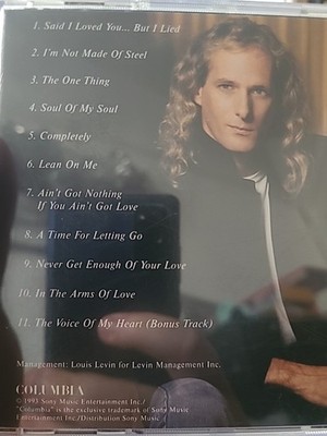 The One Thing [Bonus Track] by Michael Bolton (CD, 1993)
