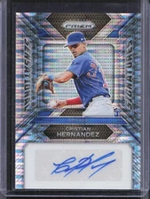 2024 Panini Prizm #SS-CH Cristian Hernandez Sensational Pulsar Auto #/199