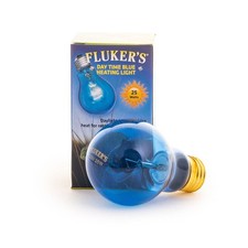Fluker's Reptile Incandescent Blue Daylight Bulb for Reptiles and Amphibians, 25